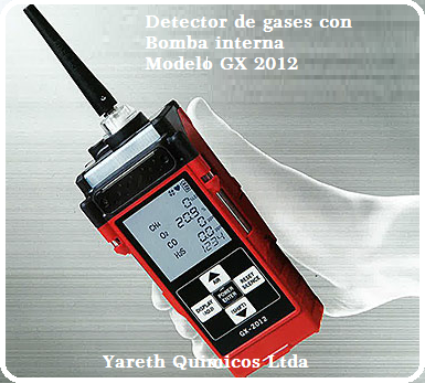 detector de gases GX 2012 con bomba interna